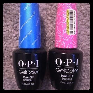 Two OPI Gel Polishes